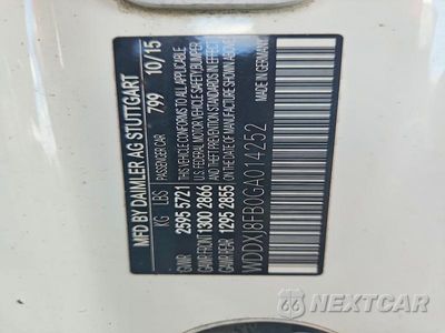 Zdjęcie 12 z 12 samochodu: 2016 MERCEDES-BENZ S 550 VIN:WDDXJ8FB0GA014252 - miniatura