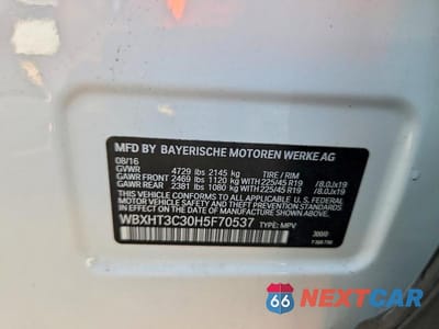 Zdjęcie 13 z 13 samochodu: 2017 BMW X1 XDRIVE28I VIN:WBXHT3C30H5F70537 - miniatura
