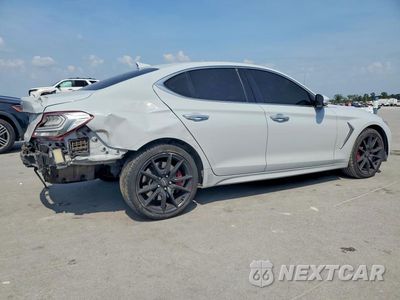 Trzecie zdjęcie samochodu z tyłu: 2020 GENESIS G70 3.3T VIN:KMTG54LE6LU056313 - miniatura
