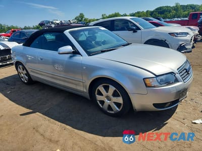 Czwarte zdjęcie samochodu z boku: 2006 AUDI A4 1.8 CABRIOLET VIN:WAUAC48H16K010723 - miniatura