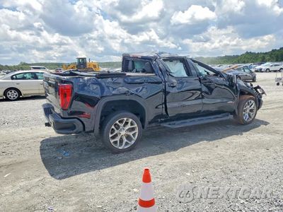 Trzecie zdjęcie samochodu z tyłu: 2021 GMC SIERRA K1500 AT4 VIN:3GTP9EED8MG410012 - miniatura