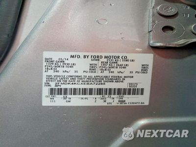 Zdjęcie 13 z 13 samochodu: 2014 FORD EDGE LIMITED VIN:2FMDK4KCXEBA72285 - miniatura