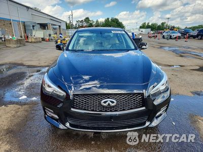Piąte zdjęcie samochodu w środku: 2015 INFINITI Q50 PREMIUM VIN:JN1BV7AR6FM393278 - miniatura