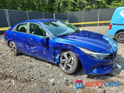 Czwarte zdjęcie samochodu z boku: 2023 HYUNDAI ELANTRA SEL VIN:KMHLS4AG4PU601288 - miniatura