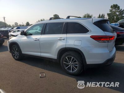 Drugie zdjęcie samochodu z przodu: 2019 TOYOTA HIGHLANDER XLE VIN:5TDJZRFH0KS574206 - miniatura