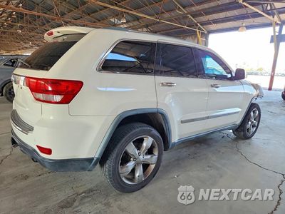 Trzecie zdjęcie samochodu z tyłu: 2012 JEEP GRAND CHEROKEE OVERLAND VIN:1C4RJECG3CC194570 - miniatura