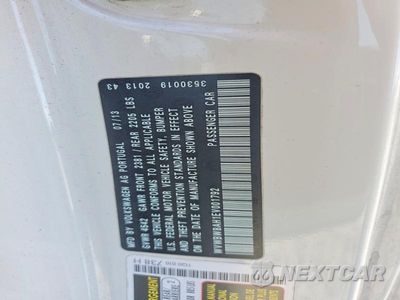 Zdjęcie 12 z 12 samochodu: 2014 VOLKSWAGEN EOS KOMFORT VIN:WVWBW8AH1EV001792 - miniatura
