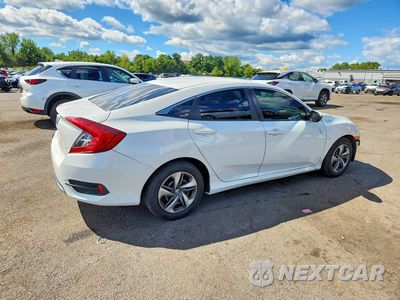Trzecie zdjęcie samochodu z tyłu: 2019 HONDA CIVIC LX VIN:2HGFC2F69KH518696 - miniatura