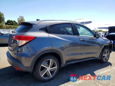 Trzecie zdjęcie samochodu z tyłu: 2021 HONDA HR-V EX VIN:3CZRU6H53MM713101 - miniatura