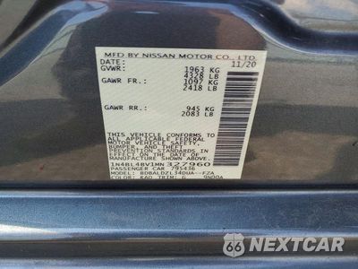 Zdjęcie 12 z 12 samochodu: 2021 NISSAN ALTIMA S VIN:1N4BL4BV1MN327960 - miniatura