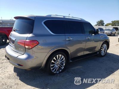 Trzecie zdjęcie samochodu z tyłu: 2016 INFINITI QX80 BASE VIN:JN8AZ2NC6G9401586 - miniatura