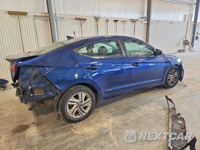 Trzecie zdjęcie samochodu z tyłu: 2020 HYUNDAI ELANTRA SEL VIN:5NPD84LF4LH513230 - miniatura