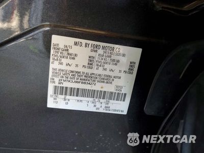 Zdjęcie 12 z 12 samochodu: 2015 FORD EDGE SEL VIN:2FMTK3J99FBB34272 - miniatura