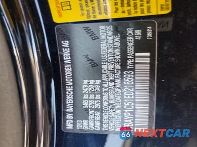 Zdjęcie 12 z 12 samochodu: 2014 BMW 650 XI VIN:WBAYP1C51ED216593 - miniatura