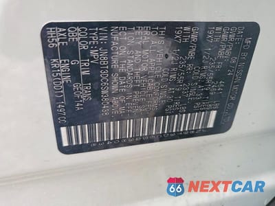 Zdjęcie 13 z 13 samochodu: 2025 NISSAN ROGUE PLATINUM VIN:JN8BT3DC6SW380438 - miniatura
