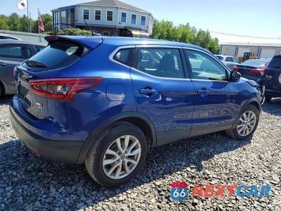 Trzecie zdjęcie samochodu z tyłu: 2021 NISSAN ROGUE SPORT S VIN:JN1BJ1AW5MW437514 - miniatura