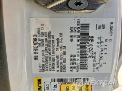 Zdjęcie 12 z 12 samochodu: 2019 FORD FUSION SE VIN:3FA6P0HD4KR169847 - miniatura