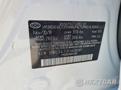 Zdjęcie 12 z 12 samochodu: 2019 HYUNDAI ELANTRA SEL VIN:5NPD84LF2KH438249 - miniatura