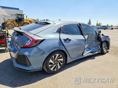Trzecie zdjęcie samochodu z tyłu: 2018 HONDA CIVIC LX VIN:SHHFK7H29JU431263 - miniatura