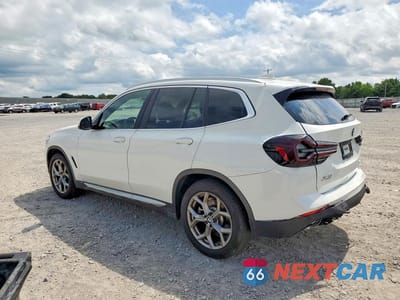 Drugie zdjęcie samochodu z przodu: 2022 BMW X3 XDRIVE30I VIN:5UX53DP03N9M81292 - miniatura