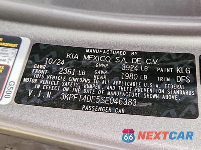 Zdjęcie 13 z 13 samochodu: 2025 KIA K4 LXS VIN:3KPFT4DE5SE046383 - miniatura