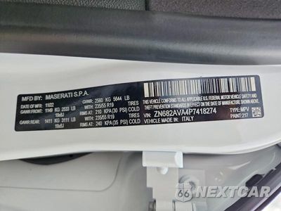 Zdjęcie 12 z 12 samochodu: 2023 MASERATI GRECALE GT VIN:ZN682AVA4P7418274 - miniatura