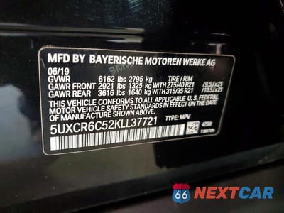 Zdjęcie 13 z 13 samochodu: 2019 BMW X5 XDRIVE40I VIN:5UXCR6C52KLL37721 - miniatura