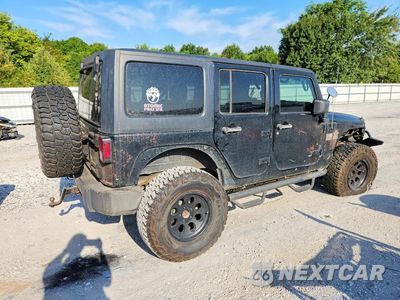 Trzecie zdjęcie samochodu z tyłu: 2012 JEEP WRANGLER UNLIMITED SPORT VIN:1C4BJWDG3CL161266 - miniatura