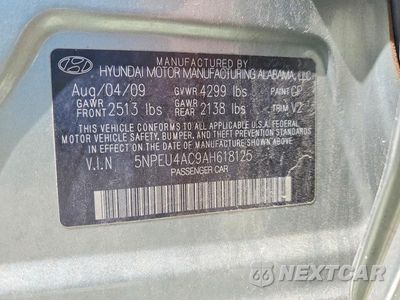 Zdjęcie 12 z 12 samochodu: 2010 HYUNDAI SONATA LIMITED VIN:5NPEU4AC9AH618125 - miniatura
