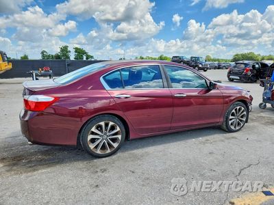Trzecie zdjęcie samochodu z tyłu: 2014 HONDA ACCORD SPORT VIN:1HGCR2F5XEA244209 - miniatura