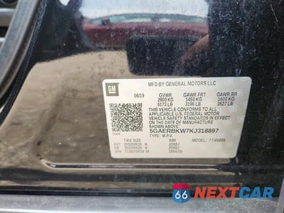 Zdjęcie 12 z 12 samochodu: 2019 BUICK ENCLAVE ESSENCE VIN:5GAERBKW7KJ318897 - miniatura