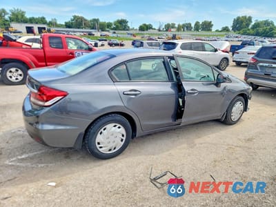 Trzecie zdjęcie samochodu z tyłu: 2013 HONDA CIVIC LX VIN:19XFB2F58DE020478 - miniatura