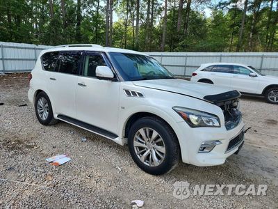 Czwarte zdjęcie samochodu z boku: 2017 INFINITI QX80 BASE VIN:JN8AZ2NE9H9150923 - miniatura