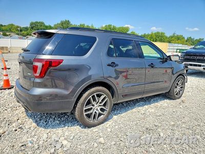 Trzecie zdjęcie samochodu z tyłu: 2017 FORD EXPLORER SPORT VIN:1FM5K8GT6HGD80054 - miniatura