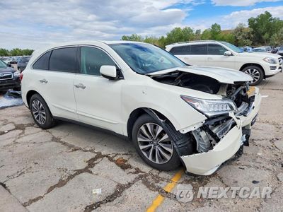 Czwarte zdjęcie samochodu z boku: 2016 ACURA MDX TECHNOLOGY VIN:5FRYD4H49GB058205 - miniatura