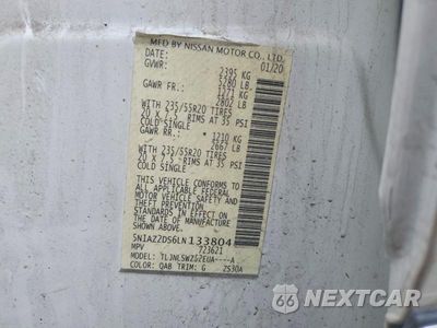 Zdjęcie 13 z 13 samochodu: 2020 NISSAN MURANO PLATINUM VIN:5N1AZ2DS6LN133804 - miniatura