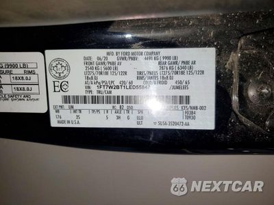 Zdjęcie 12 z 12 samochodu: 2020 FORD F250 SUPER DUTY VIN:1FT7W2BT1LED55847 - miniatura