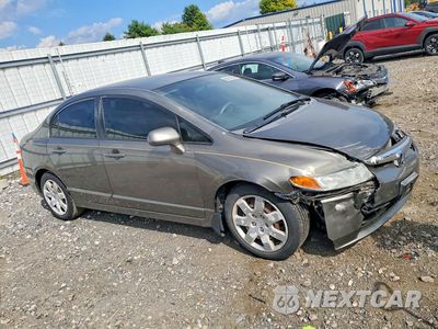 Czwarte zdjęcie samochodu z boku: 2008 HONDA CIVIC LX VIN:2HGFA16578H517921 - miniatura