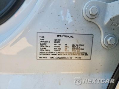 Zdjęcie 13 z 13 samochodu: 2023 TESLA MODEL Y VIN:7SAYGDEE9PA107750 - miniatura