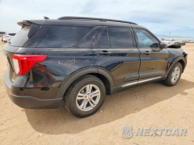 Trzecie zdjęcie samochodu z tyłu: 2020 FORD EXPLORER XLT VIN:1FMSK7DH7LGB42235 - miniatura