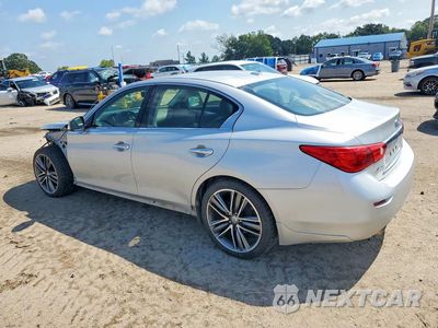 Drugie zdjęcie samochodu z przodu: 2015 INFINITI Q50 BASE VIN:JN1BV7AR0FM409099 - miniatura