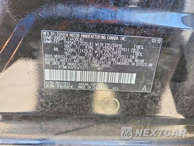 Zdjęcie 14 z 14 samochodu: 2012 TOYOTA RAV4 SPORT VIN:2T3WF4DV9CW155751 - miniatura
