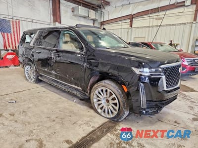 Czwarte zdjęcie samochodu z boku: 2023 CADILLAC ESCALADE ESV PREMIUM LUXURY VIN:1GYS4KKL4PR202369 - miniatura