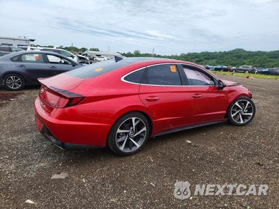 Trzecie zdjęcie samochodu z tyłu: 2022 HYUNDAI SONATA SEL PLUS VIN:5NPEJ4J21NH136755 - miniatura