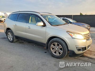 Czwarte zdjęcie samochodu z boku: 2014 CHEVROLET TRAVERSE LT VIN:1GNKRGKD8EJ111265 - miniatura
