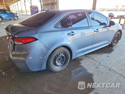 Trzecie zdjęcie samochodu z tyłu: 2021 TOYOTA COROLLA LE VIN:5YFEPMAE1MP180829 - miniatura