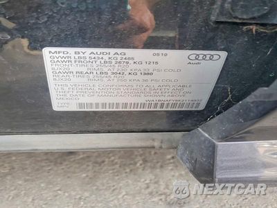 Zdjęcie 13 z 13 samochodu: 2019 AUDI Q5 PREMIUM PLUS VIN:WA1BNAFY5K2114932 - miniatura