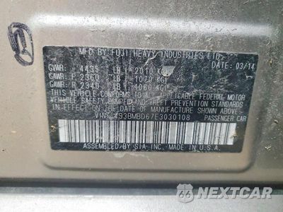 Zdjęcie 12 z 12 samochodu: 2014 SUBARU LEGACY 2.5I PREMIUM VIN:4S3BMBD67E3030108 - miniatura