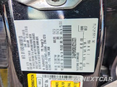 Zdjęcie 12 z 12 samochodu: 2020 FORD FUSION SE VIN:3FA6P0HD0LR255321 - miniatura