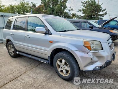 Czwarte zdjęcie samochodu z boku: 2006 HONDA PILOT EX VIN:2HKYF18626H556760 - miniatura